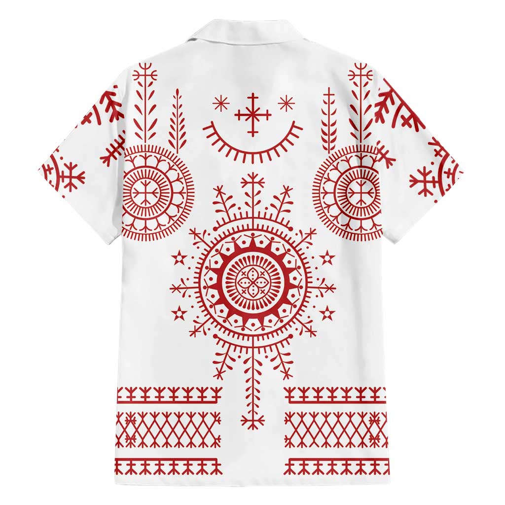 Croatia Sicanje Tattoo Kolo Inspired Hawaiian Shirt - Wonder Print Shop