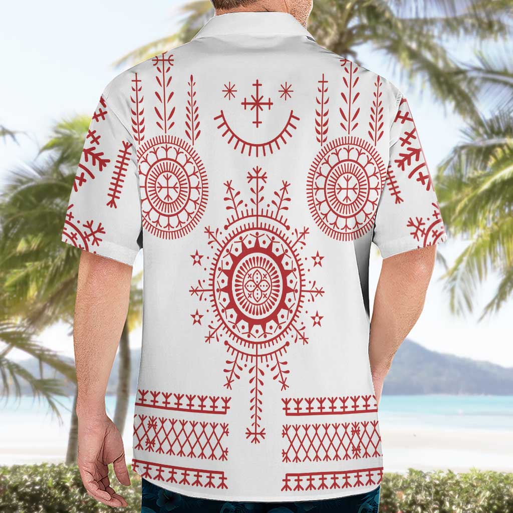 Croatia Sicanje Tattoo Kolo Inspired Hawaiian Shirt - Wonder Print Shop