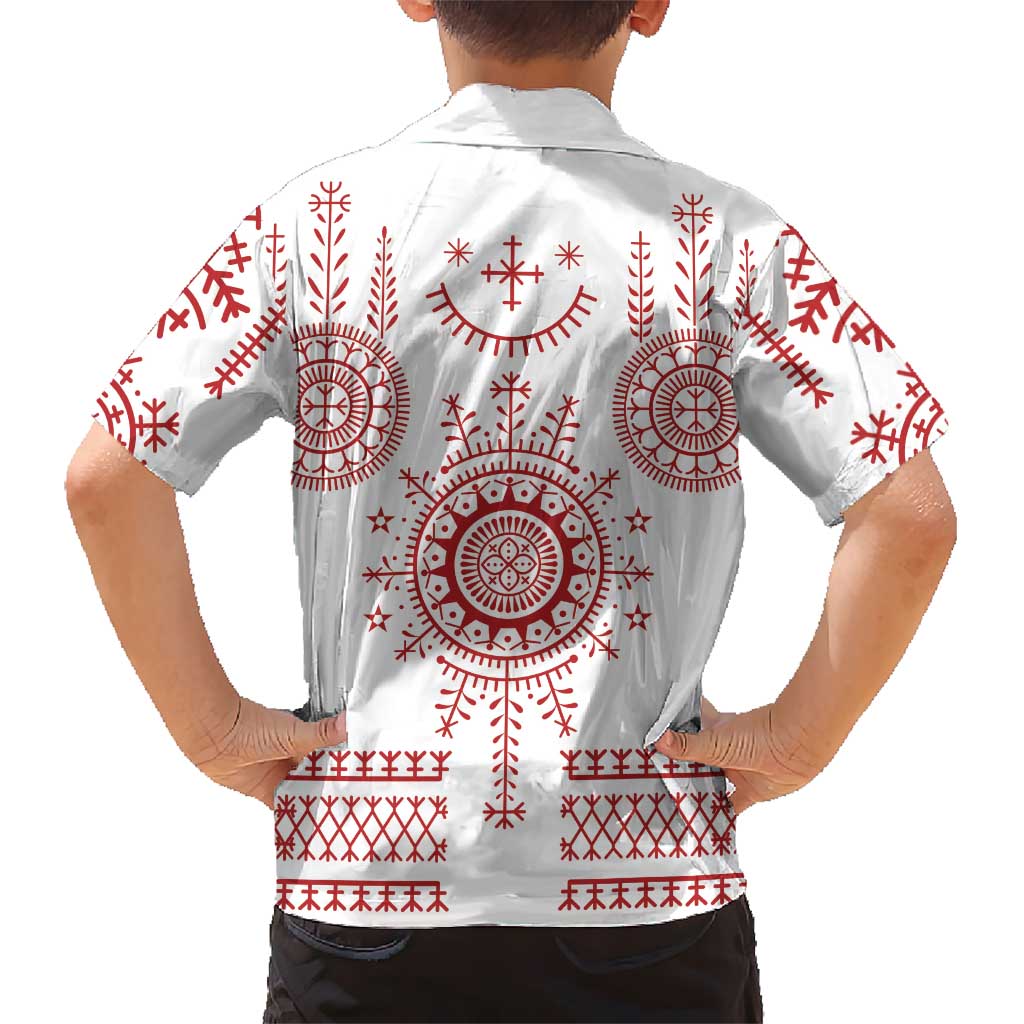 Croatia Sicanje Tattoo Kolo Inspired Hawaiian Shirt - Wonder Print Shop