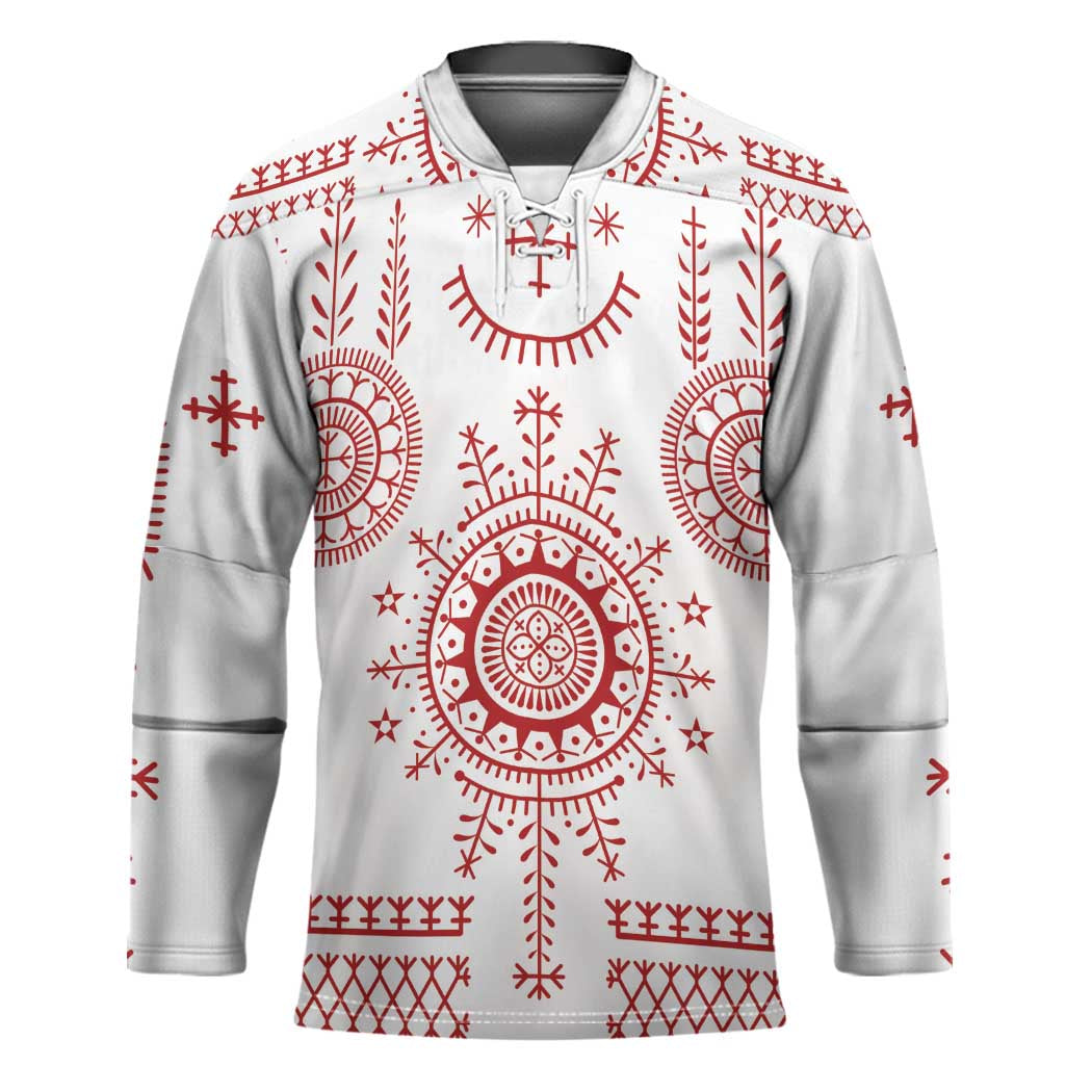 Croatia Sicanje Tattoo Kolo Inspired Hockey Jersey - Wonder Print Shop