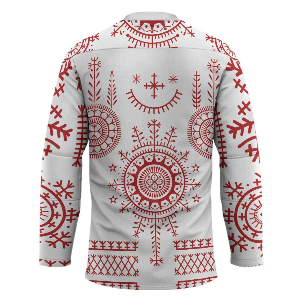 Croatia Sicanje Tattoo Kolo Inspired Hockey Jersey - Wonder Print Shop