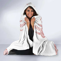 Croatia Sicanje Tattoo Kolo Inspired Hooded Blanket - Wonder Print Shop