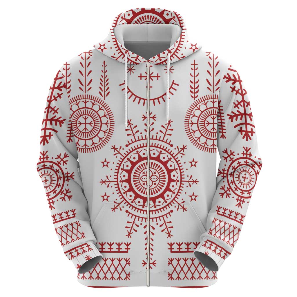Croatia Sicanje Tattoo Kolo Inspired Hoodie - Wonder Print Shop