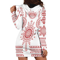 Croatia Sicanje Tattoo Kolo Inspired Hoodie Dress - Wonder Print Shop