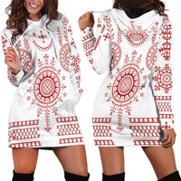 Croatia Sicanje Tattoo Kolo Inspired Hoodie Dress - Wonder Print Shop