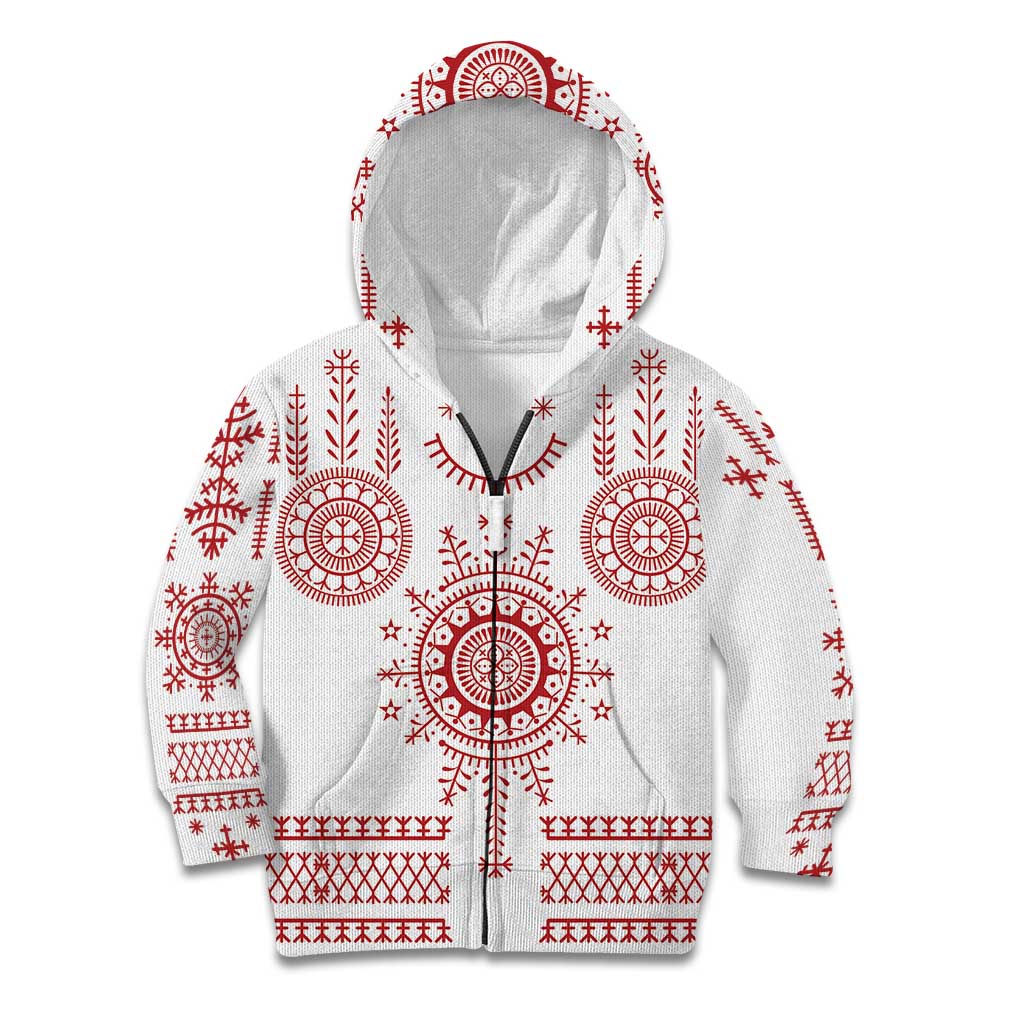 Croatia Sicanje Tattoo Kolo Inspired Kid Hoodie - Wonder Print Shop