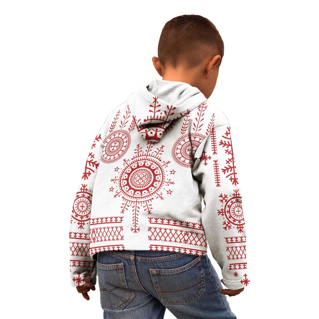 Croatia Sicanje Tattoo Kolo Inspired Kid Hoodie - Wonder Print Shop