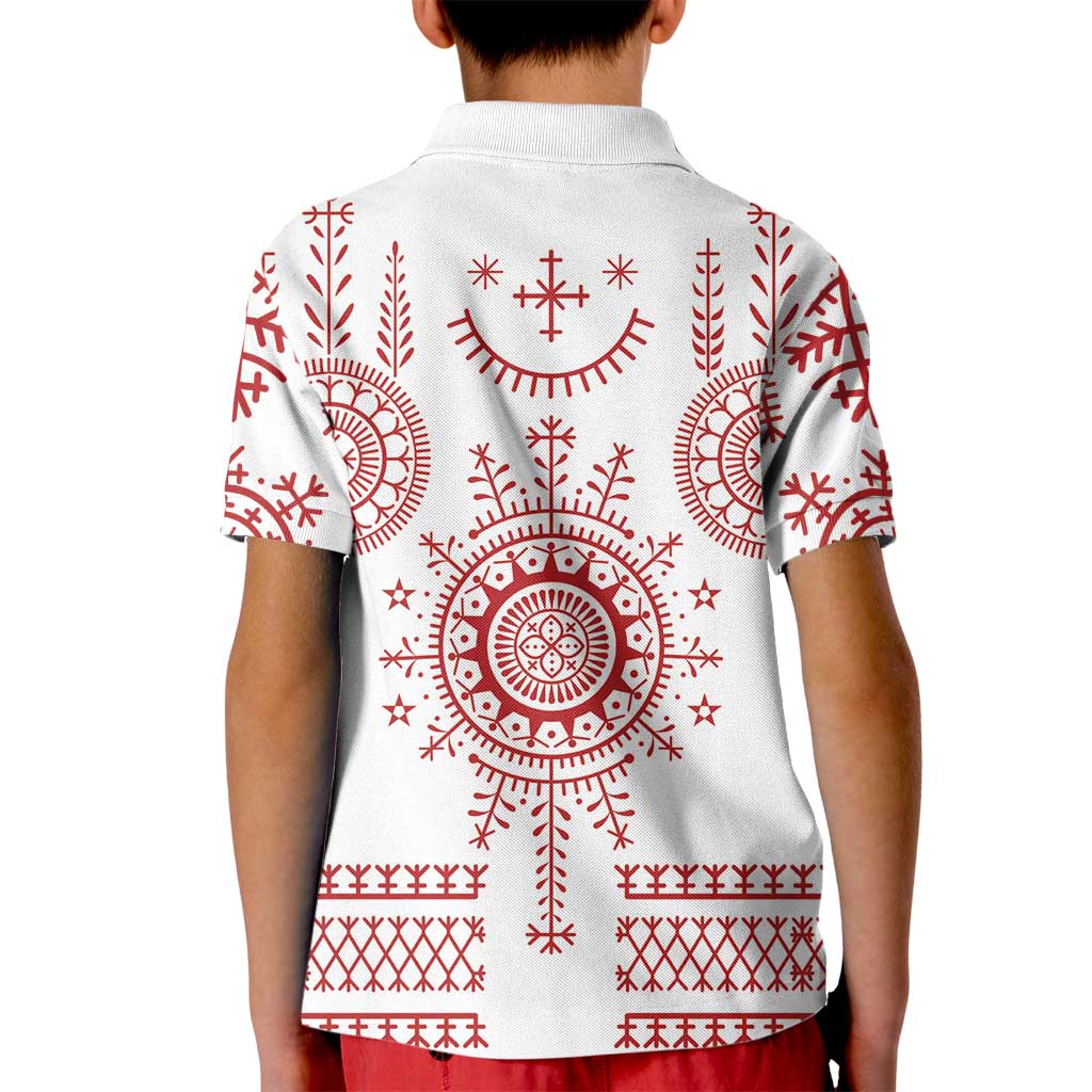 Croatia Sicanje Tattoo Kolo Inspired Kid Polo Shirt - Wonder Print Shop