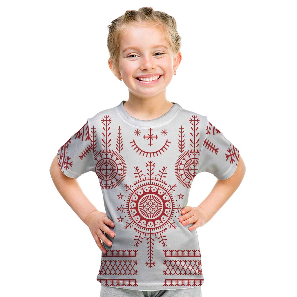Croatia Sicanje Tattoo Kolo Inspired Kid T Shirt - Wonder Print Shop