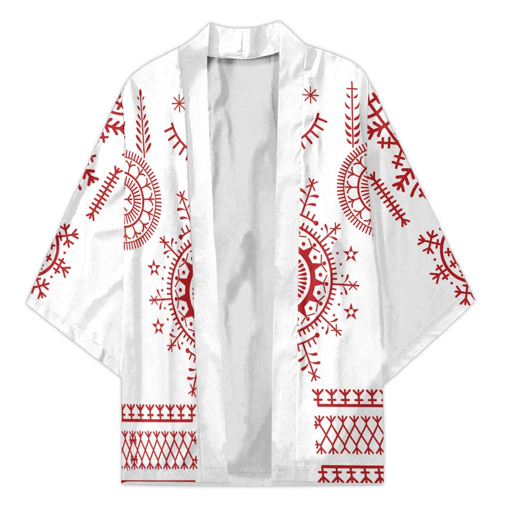 Croatia Sicanje Tattoo Kolo Inspired Kimono - Wonder Print Shop
