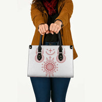Croatia Sicanje Tattoo Kolo Inspired Leather Bag - Wonder Print Shop