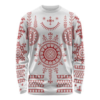 Croatia Sicanje Tattoo Kolo Inspired Long Sleeve Shirt - Wonder Print Shop