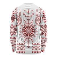 Croatia Sicanje Tattoo Kolo Inspired Long Sleeve Shirt - Wonder Print Shop