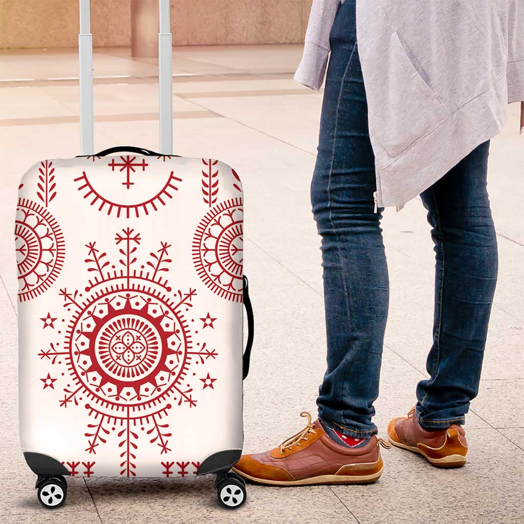 Croatia Sicanje Tattoo Kolo Inspired Luggage Cover - Wonder Print Shop