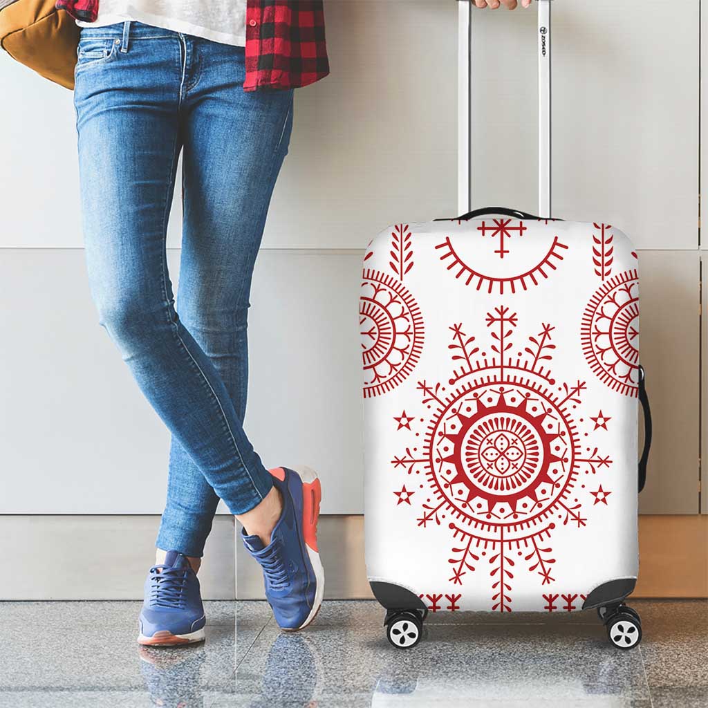 Croatia Sicanje Tattoo Kolo Inspired Luggage Cover - Wonder Print Shop