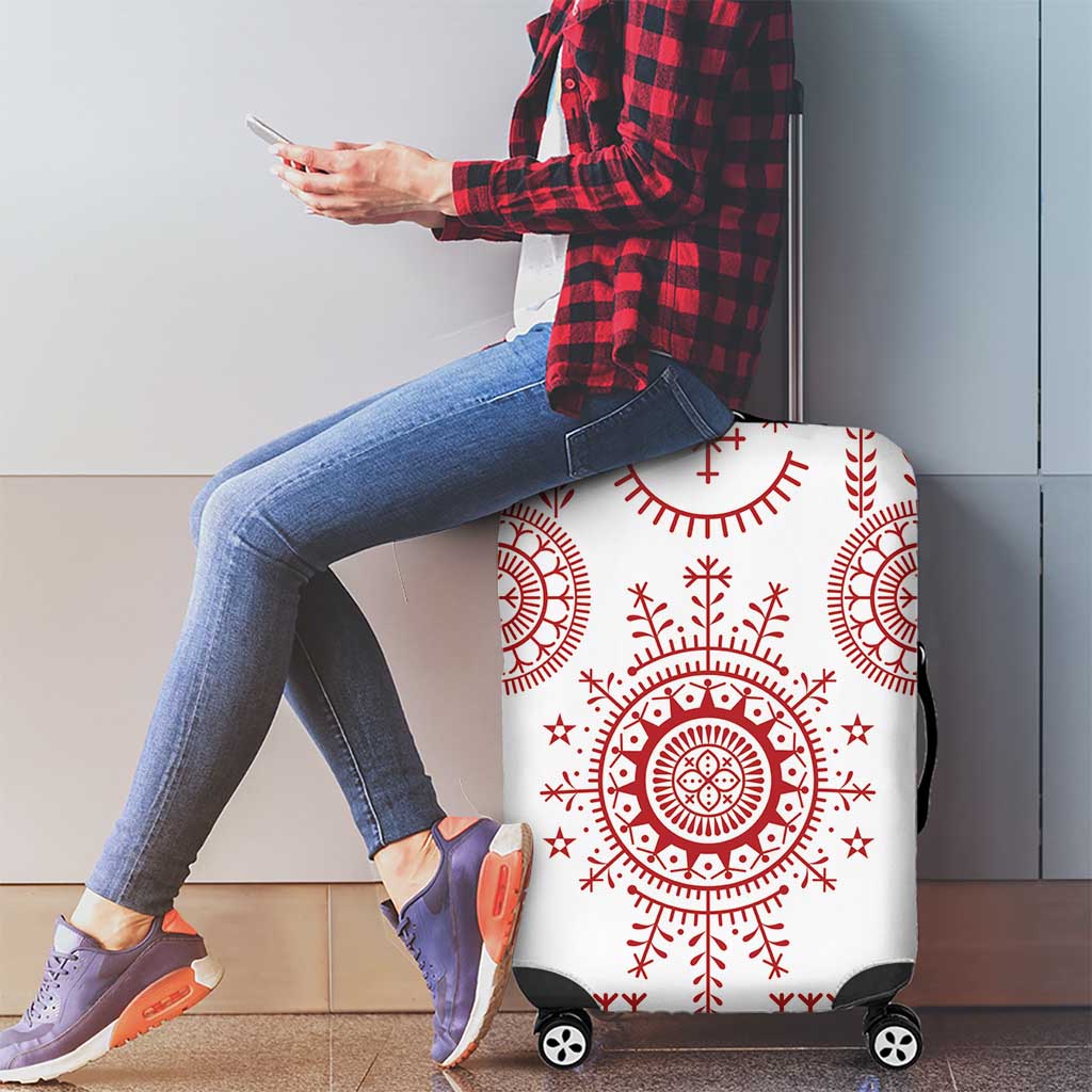 Croatia Sicanje Tattoo Kolo Inspired Luggage Cover - Wonder Print Shop