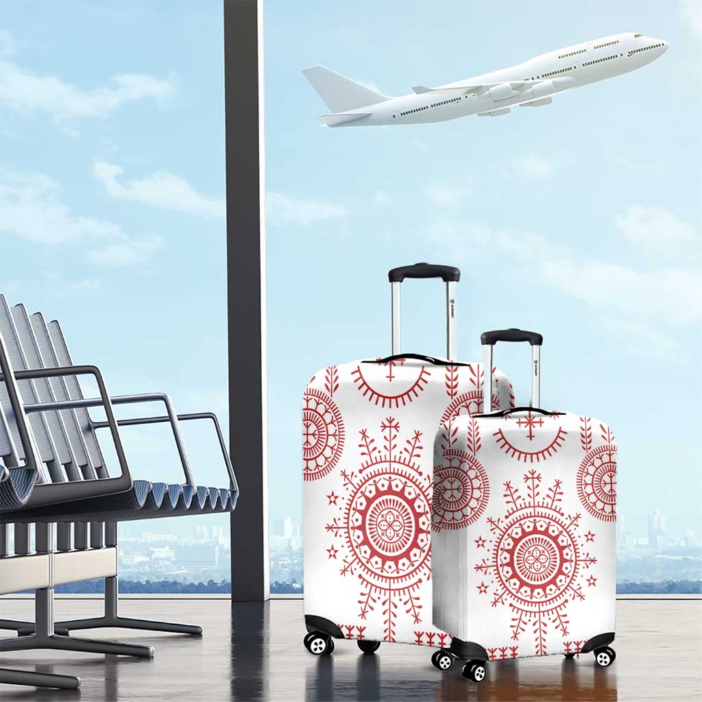 Croatia Sicanje Tattoo Kolo Inspired Luggage Cover - Wonder Print Shop
