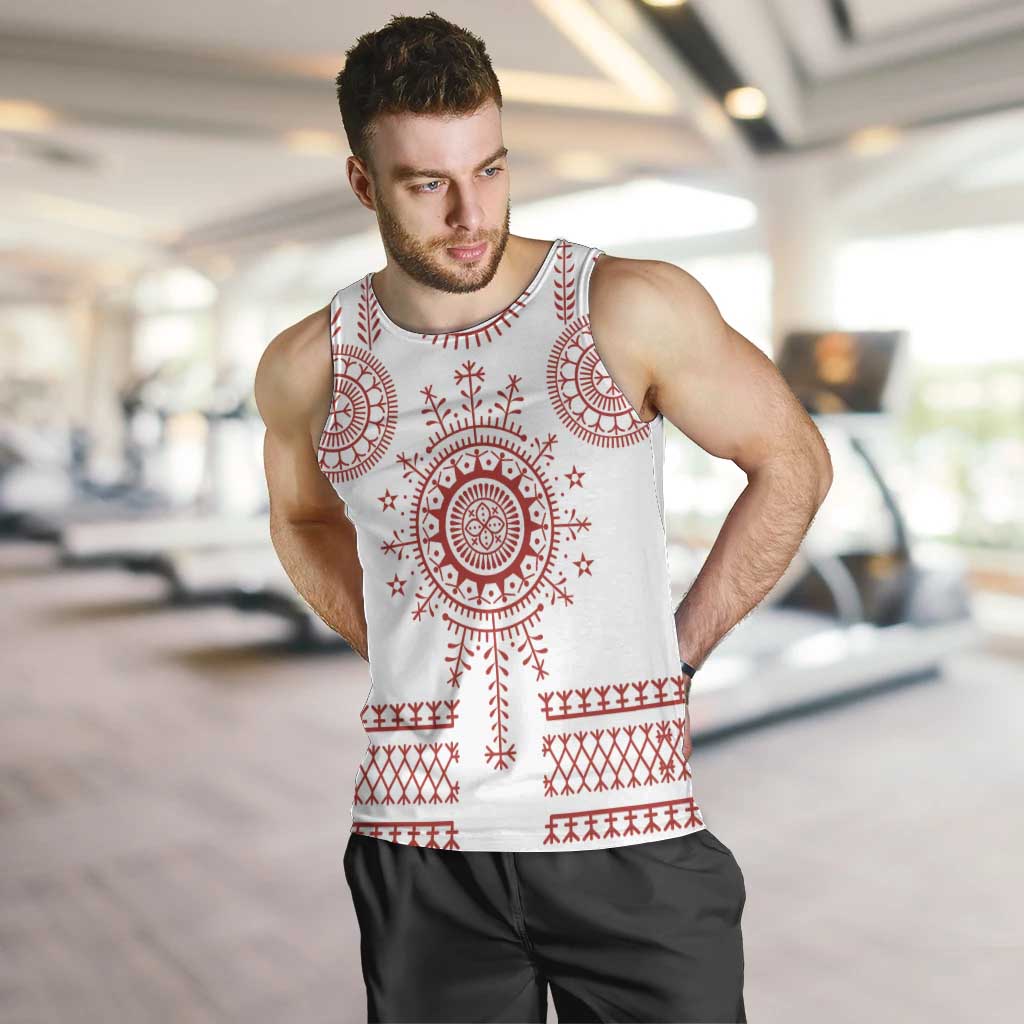 Croatia Sicanje Tattoo Kolo Inspired Men Tank Top - Wonder Print Shop