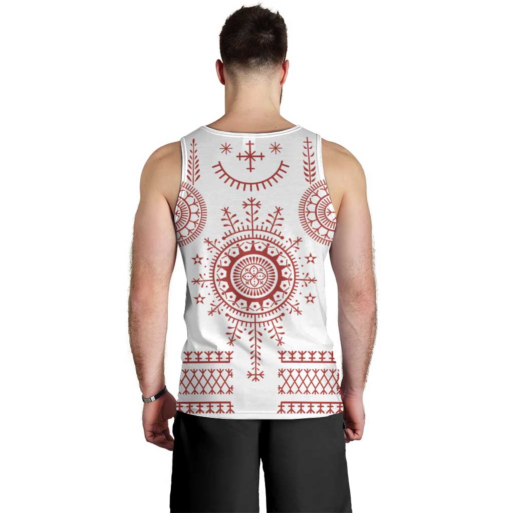 Croatia Sicanje Tattoo Kolo Inspired Men Tank Top - Wonder Print Shop