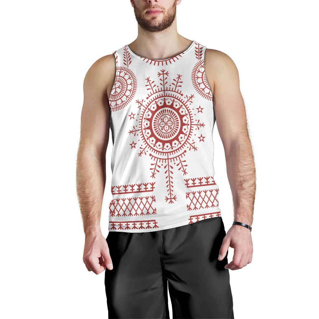 Croatia Sicanje Tattoo Kolo Inspired Men Tank Top - Wonder Print Shop