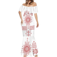 Croatia Sicanje Tattoo Kolo Inspired Mermaid Dress - Wonder Print Shop