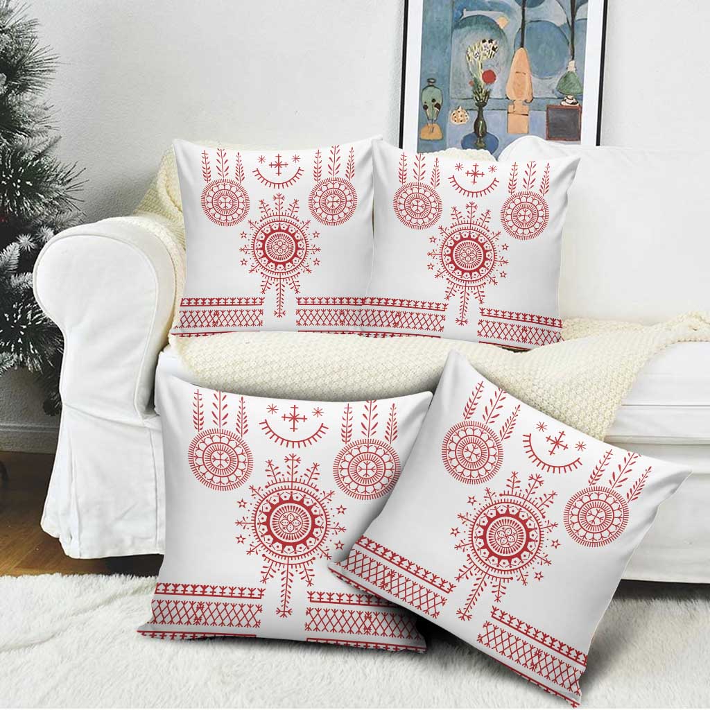 Croatia Sicanje Tattoo Kolo Inspired Pillow Cover - Wonder Print Shop