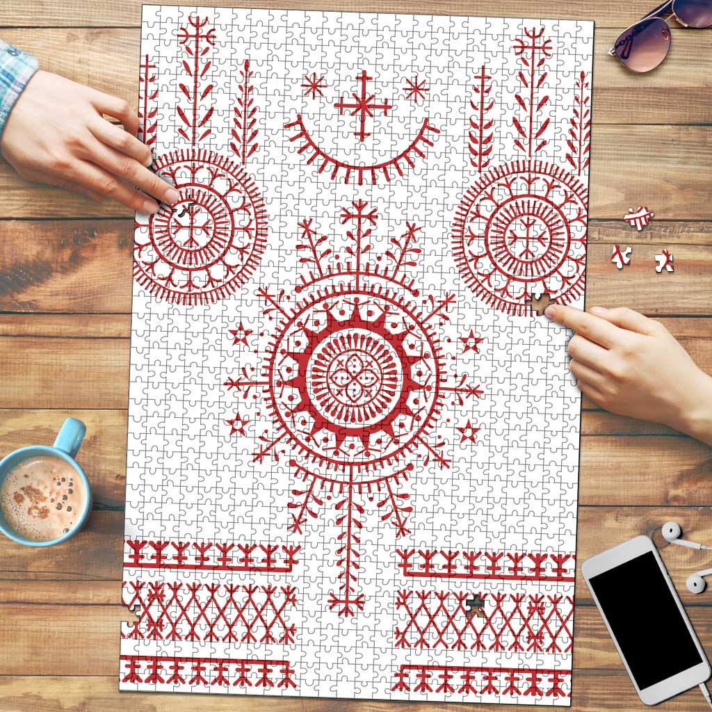 Croatia Sicanje Tattoo Kolo Inspired Puzzle - Wonder Print Shop