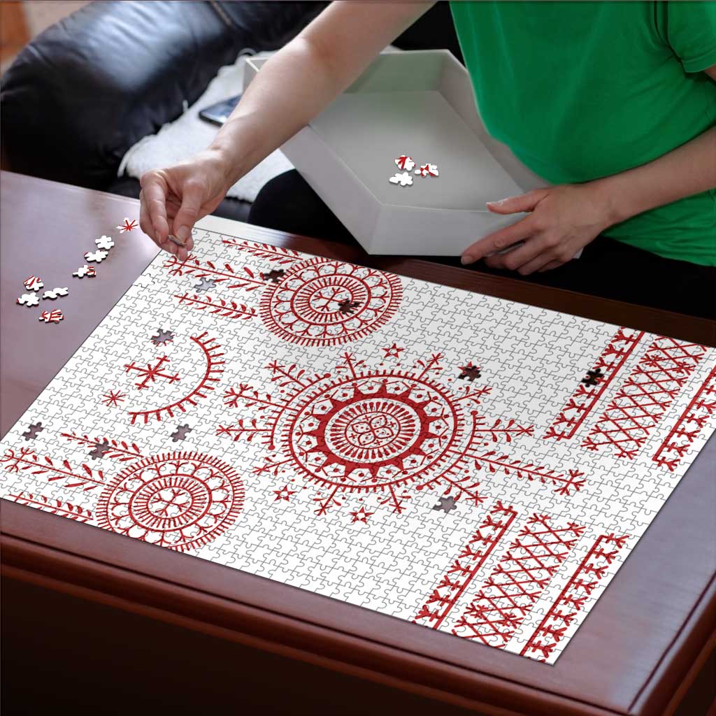 Croatia Sicanje Tattoo Kolo Inspired Puzzle - Wonder Print Shop