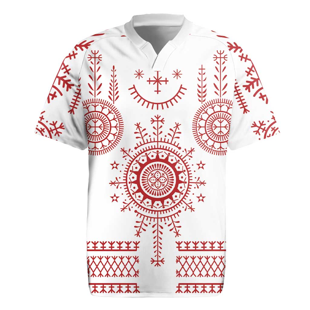 Croatia Sicanje Tattoo Kolo Inspired Rugby Jersey - Wonder Print Shop