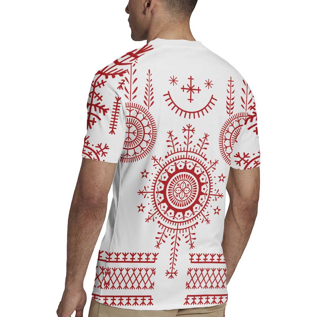 Croatia Sicanje Tattoo Kolo Inspired Rugby Jersey - Wonder Print Shop