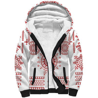 Croatia Sicanje Tattoo Kolo Inspired Sherpa Hoodie - Wonder Print Shop