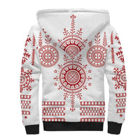 Croatia Sicanje Tattoo Kolo Inspired Sherpa Hoodie - Wonder Print Shop
