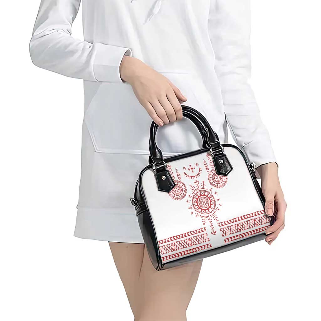 Croatia Sicanje Tattoo Kolo Inspired Shoulder Handbag - Wonder Print Shop