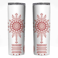 Croatia Sicanje Tattoo Kolo Inspired Skinny Tumbler - Wonder Print Shop