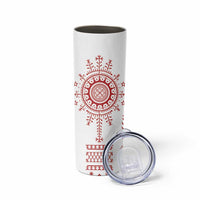 Croatia Sicanje Tattoo Kolo Inspired Skinny Tumbler - Wonder Print Shop