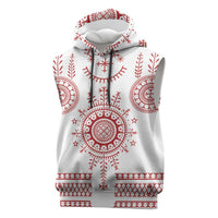 Croatia Sicanje Tattoo Kolo Inspired Sleeveless Hoodie - Wonder Print Shop