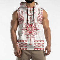 Croatia Sicanje Tattoo Kolo Inspired Sleeveless Hoodie - Wonder Print Shop