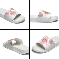 Croatia Sicanje Tattoo Kolo Inspired Slide Sandals - Wonder Print Shop