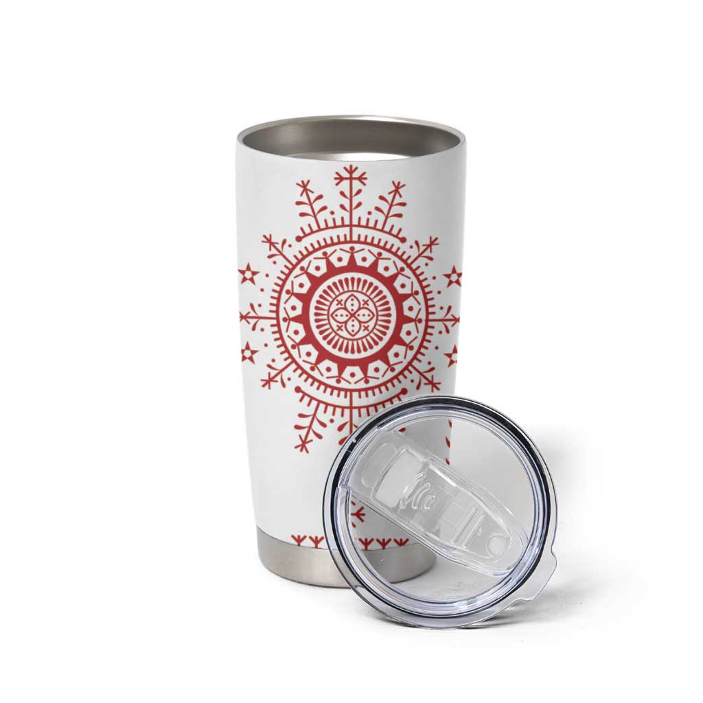 Croatia Sicanje Tattoo Kolo Inspired Tumbler Cup - Wonder Print Shop