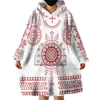 Croatia Sicanje Tattoo Kolo Inspired Wearable Blanket Hoodie - Wonder Print Shop