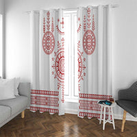 Croatia Sicanje Tattoo Kolo Inspired Window Curtain - Wonder Print Shop