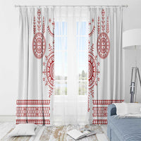 Croatia Sicanje Tattoo Kolo Inspired Window Curtain - Wonder Print Shop