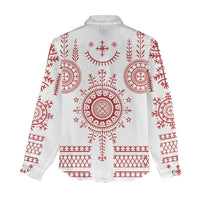 Croatia Sicanje Tattoo Kolo Inspired Women Casual Shirt - Wonder Print Shop
