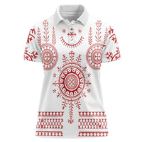 Croatia Sicanje Tattoo Kolo Inspired Women Polo Shirt - Wonder Print Shop