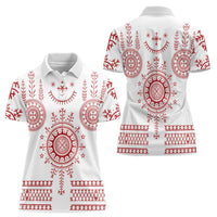 Croatia Sicanje Tattoo Kolo Inspired Women Polo Shirt - Wonder Print Shop
