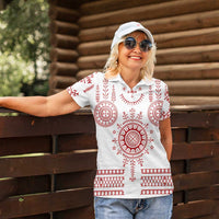 Croatia Sicanje Tattoo Kolo Inspired Women Polo Shirt - Wonder Print Shop