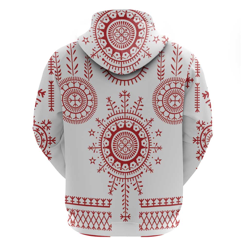 Croatia Sicanje Tattoo Kolo Inspired Zip Hoodie - Wonder Print Shop