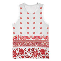 Antique Croatia Folk Embroidery Inspired Pattern Basketball Jersey Roses and Peacocks - Wonder Print Shop