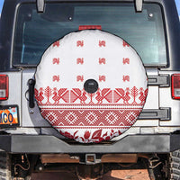 Antique Croatia Folk Embroidery Inspired Pattern Spare Tire Cover Roses and Peacocks - Wonder Print Shop