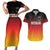 Germany Football Couples Matching Short Sleeve Bodycon Dress and Hawaiian Shirt Nationalelf Dynamic LT7 - Wonder Print Shop